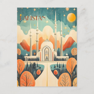 Pakistan Reisen Postkarte