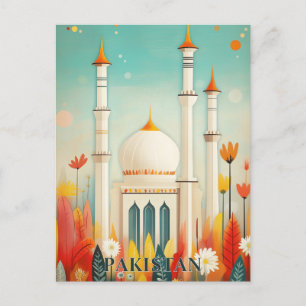 Pakistan Reisen Postkarte