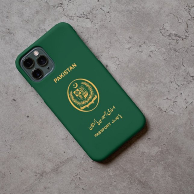 Pakistan Reisepass Print Souvenir Case-Mate iPhone Hülle (Von Creator hochgeladen)