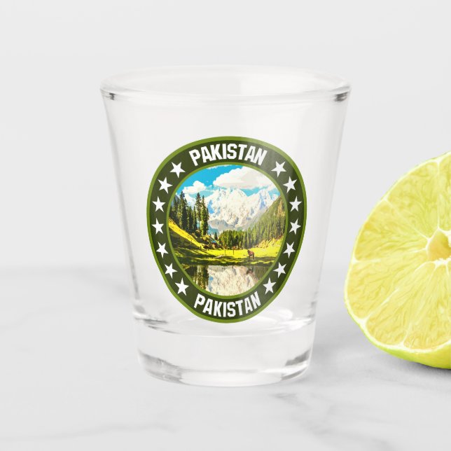 Pakistan Schnapsglas (Vorderseite)
