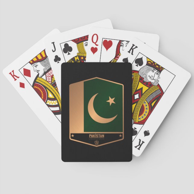 Pakistan Spielkarten (Rückseite)