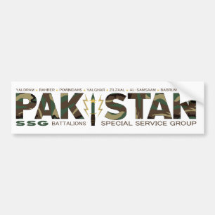 PAKISTAN SSG AUTOAUFKLEBER