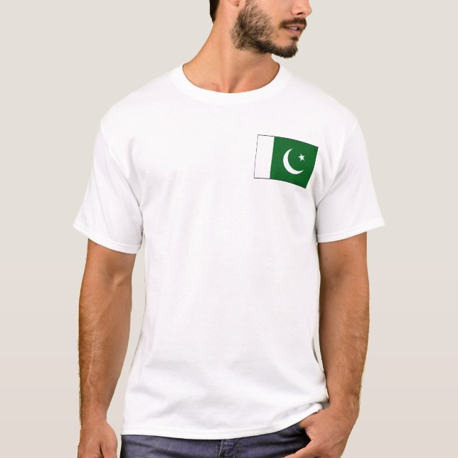 Pakistan T - Shirt und Karte (Vorderseite)