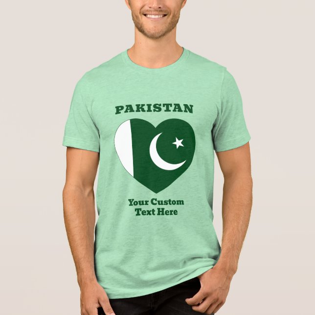 Pakistan Tri-Blend Shirt (Vorderseite)