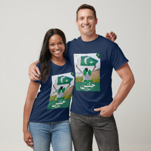 Pakistan Zindabad: Feiern Sie unsere Freiheit! T-Shirt