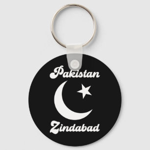 Pakistan Zindabyd Dil Pakistani Herz Flagge Stolz  Schlüsselanhänger
