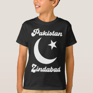 Pakistan Zindabyd Dil Pakistani Herz Flagge Stolz T-Shirt