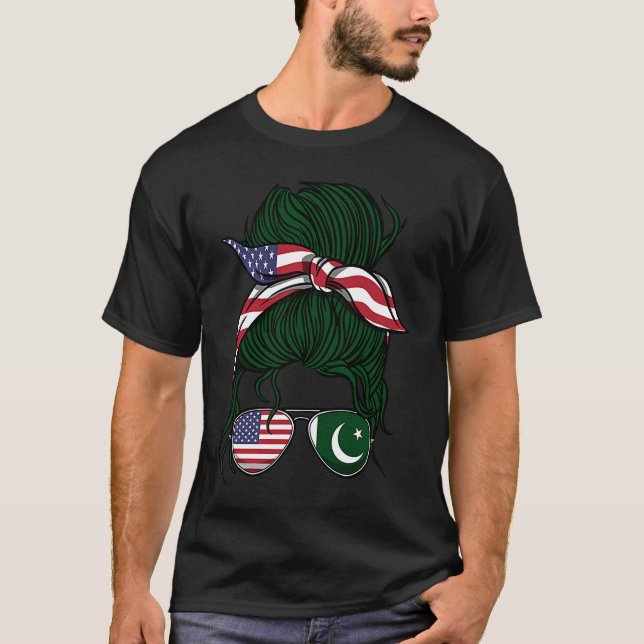 Pakistani Roots Pakistan Girl T-Shirt (Vorderseite)