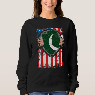 Pakistaniisch-amerikanischer Patriot, der die paki Sweatshirt