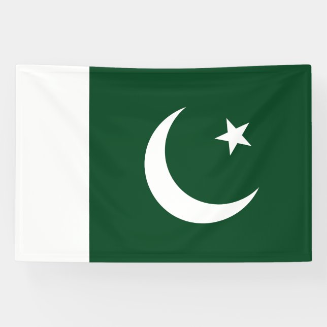 pakistanische Flagge Banner (Horizontal)