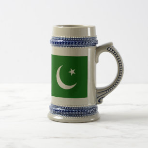 pakistanische Flagge Bierglas