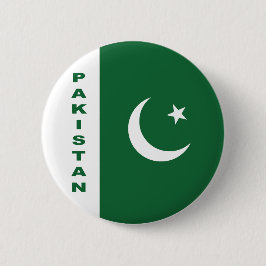 pakistanische Flagge Button