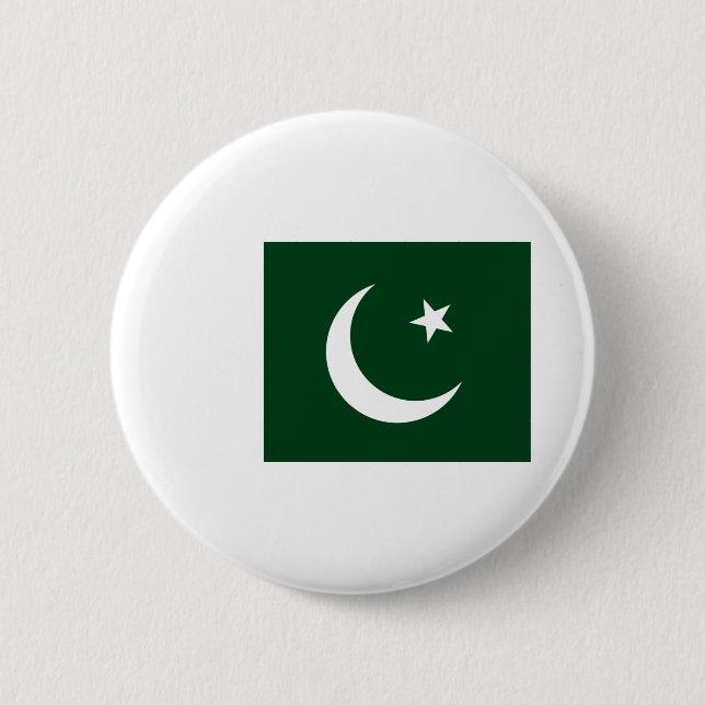 pakistanische Flagge Button (Vorderseite)