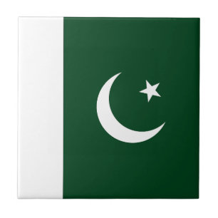 pakistanische Flagge Fliese