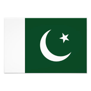 pakistanische Flagge Fotodruck