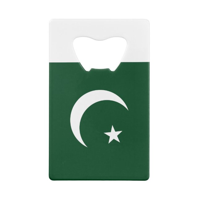 pakistanische Flagge Geldbeutel Flaschenöffner (Rückseite)