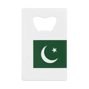 pakistanische Flagge Geldbeutel Flaschenöffner