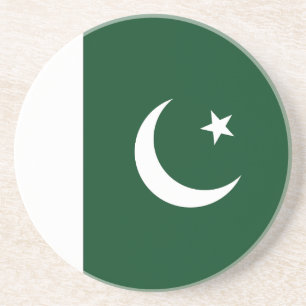 pakistanische Flagge Getränkeuntersetzer