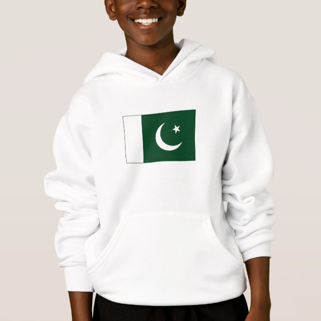pakistanische Flagge Hoodie (Vorderseite)