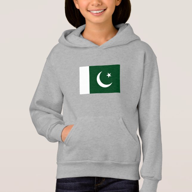pakistanische Flagge Hoodie (Vorderseite)