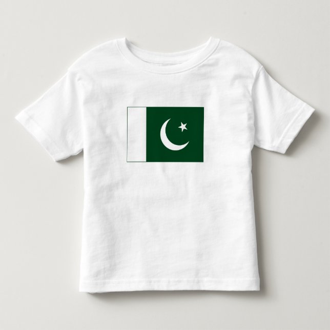pakistanische Flagge Kleinkind T-shirt (Vorderseite)