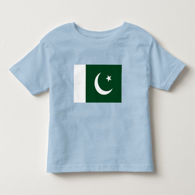 pakistanische Flagge Kleinkind T-shirt (Vorderseite)