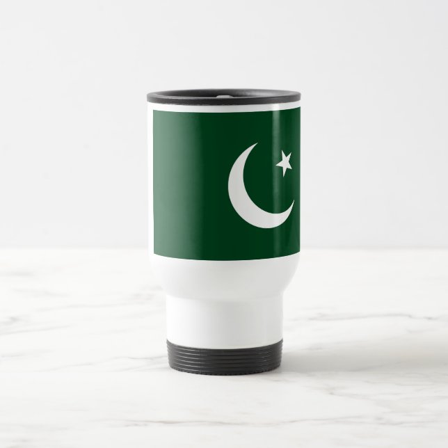 pakistanische Flagge Reisebecher (Mittel)