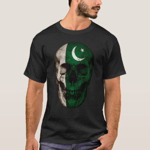 Pakistanische Flagge Skull Pakistani Roots Proud P T-Shirt