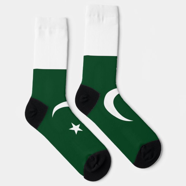 pakistanische Flagge Socken (Rechts)