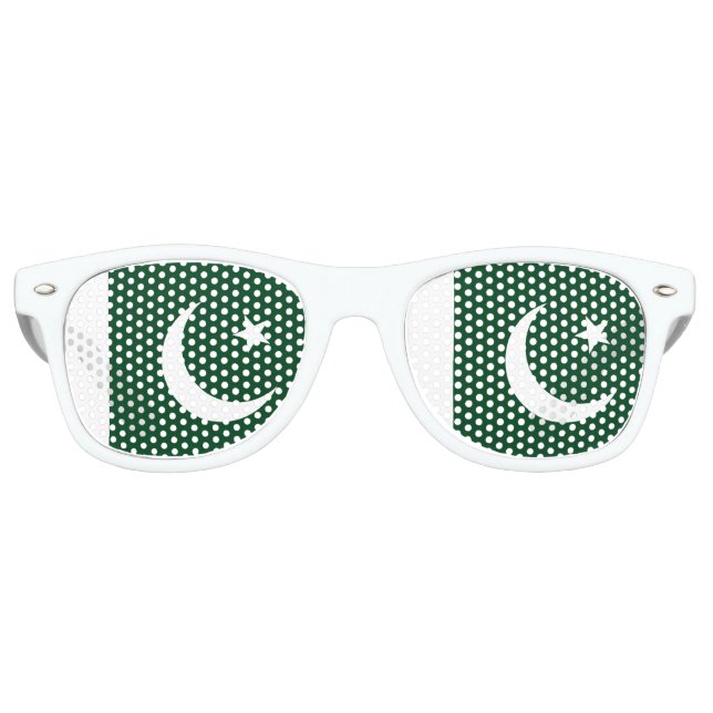 pakistanische Flagge Sonnenbrille (Vorderseite)