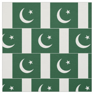 pakistanische Flagge Stoff