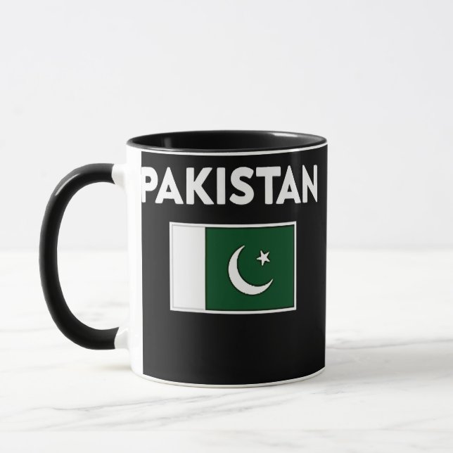 pakistanische Flagge Tasse (Links)