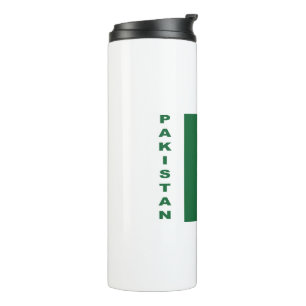 pakistanische Flagge Thermosbecher