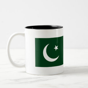 pakistanische Flagge Zweifarbige Tasse