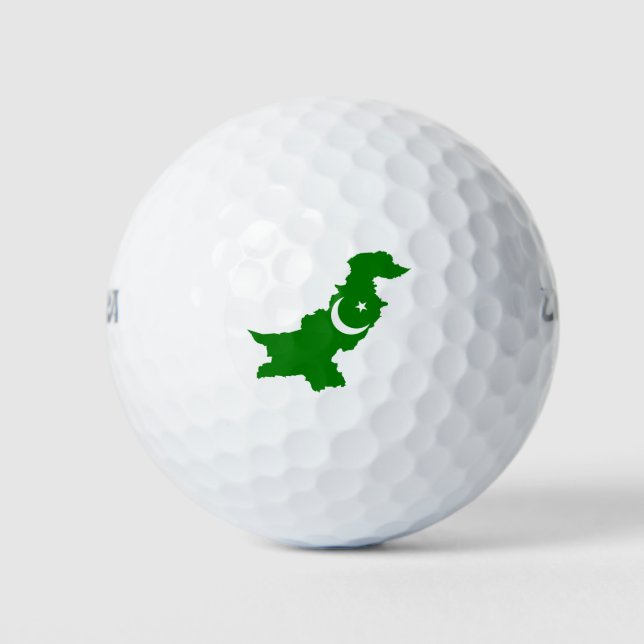 Pakistanische Karte Golfball (Vorderseite)