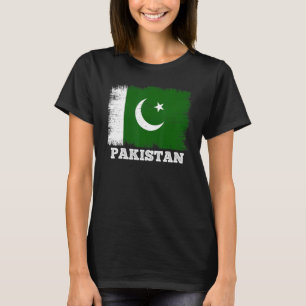 Pakistanische Landesflagge - pakistanische Flagge  T-Shirt