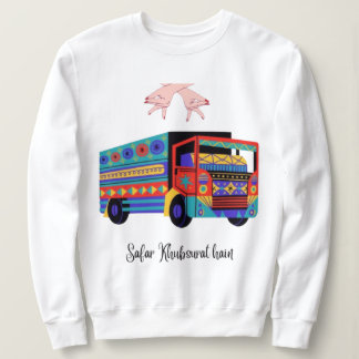 Pakistanische LKW-Kunst Kultur-Volkskunst-Design Sweatshirt