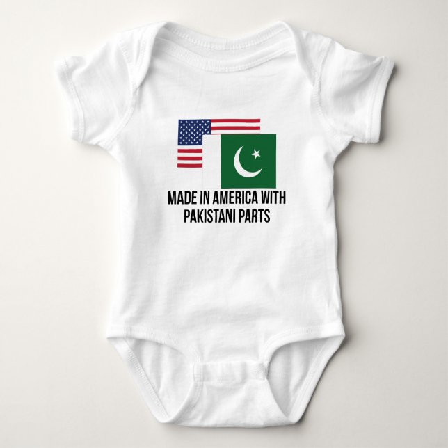 Pakistanische Teile Baby Strampler (Vorderseite)