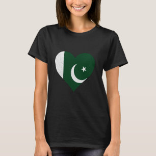 Pakistanische Wurzeln Herz pakistanischer Stolz Pa T-Shirt