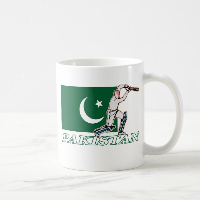 Pakistanischer Kricket-Spieler Kaffeetasse (Rechts)