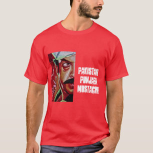 Pakistanischer Punjabi-Schnurrbart T-Shirt