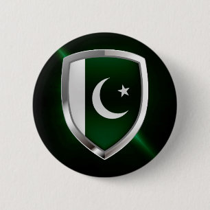 pakistanisches Emblem Button