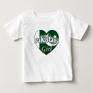 Pakistanisches Mädchen Baby T-shirt