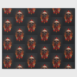 Pakpapier met Kersthond – Vrolijkheid in elke vouw Geschenkpapier