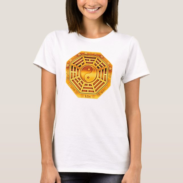 PaKua-Symbol - Gold T-Shirt (Vorderseite)