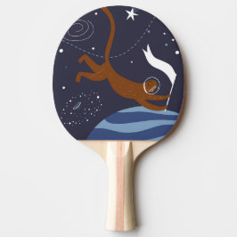 Pala de Ping Pong Animals Outer Space Tischtennis Schläger