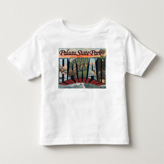 Palaau Staats-Park, Hawaii - große Kleinkind T-shirt (Vorderseite)