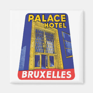 Palace Hotel Brüssel Gepäckanhänger Magnet