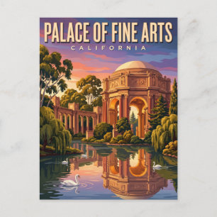 Palace of Fine Arts Kalifornien Postkarte