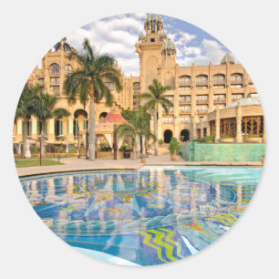 Palace Of The Lost City Hotel Und Schwimmbad 2 Runder Aufkleber